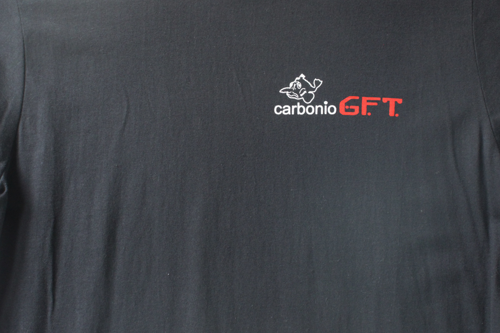 CARBONIO GFT - 紀念短T恤 (黑色/前胸小LOGO款)