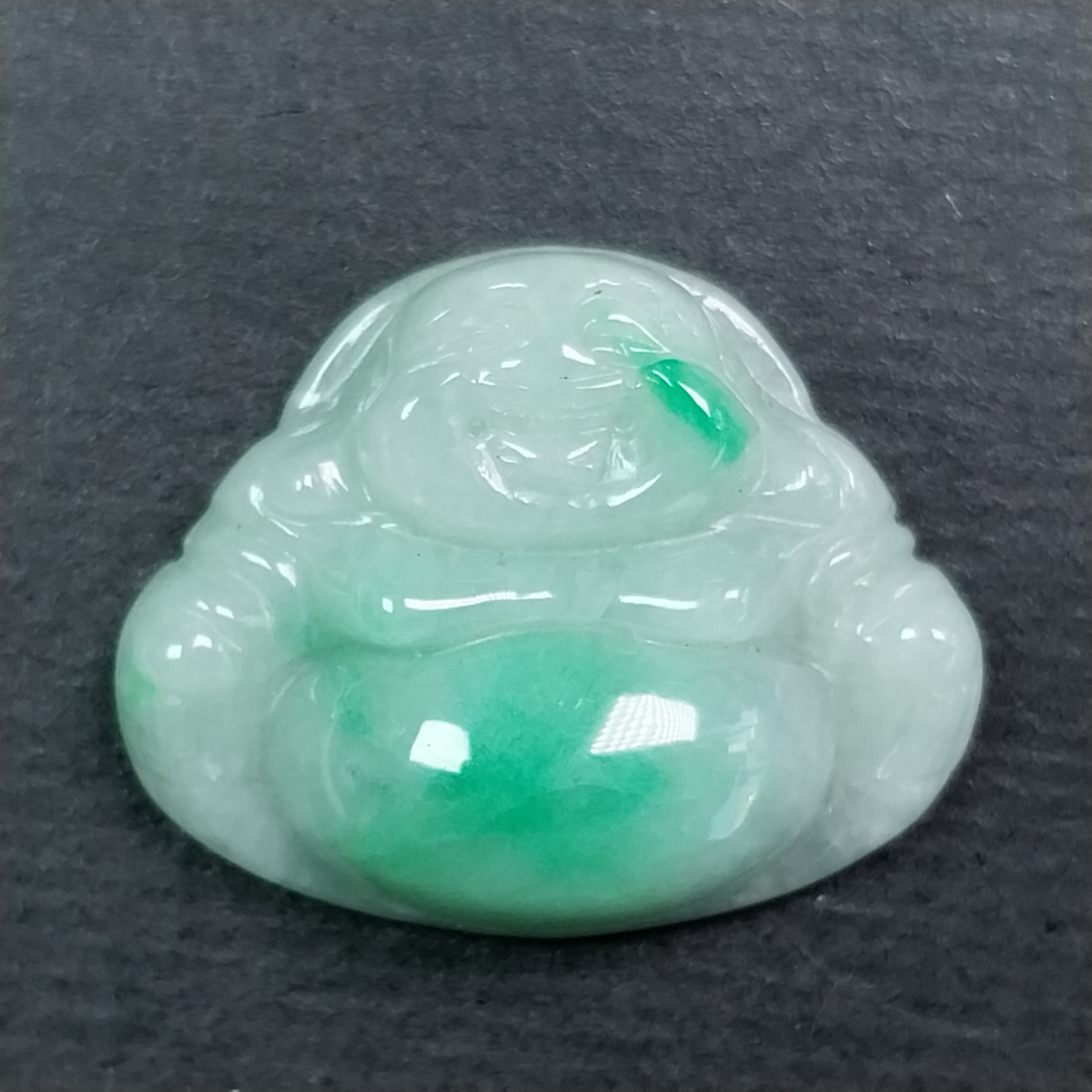 J1970 冰糯飄綠小笑佛