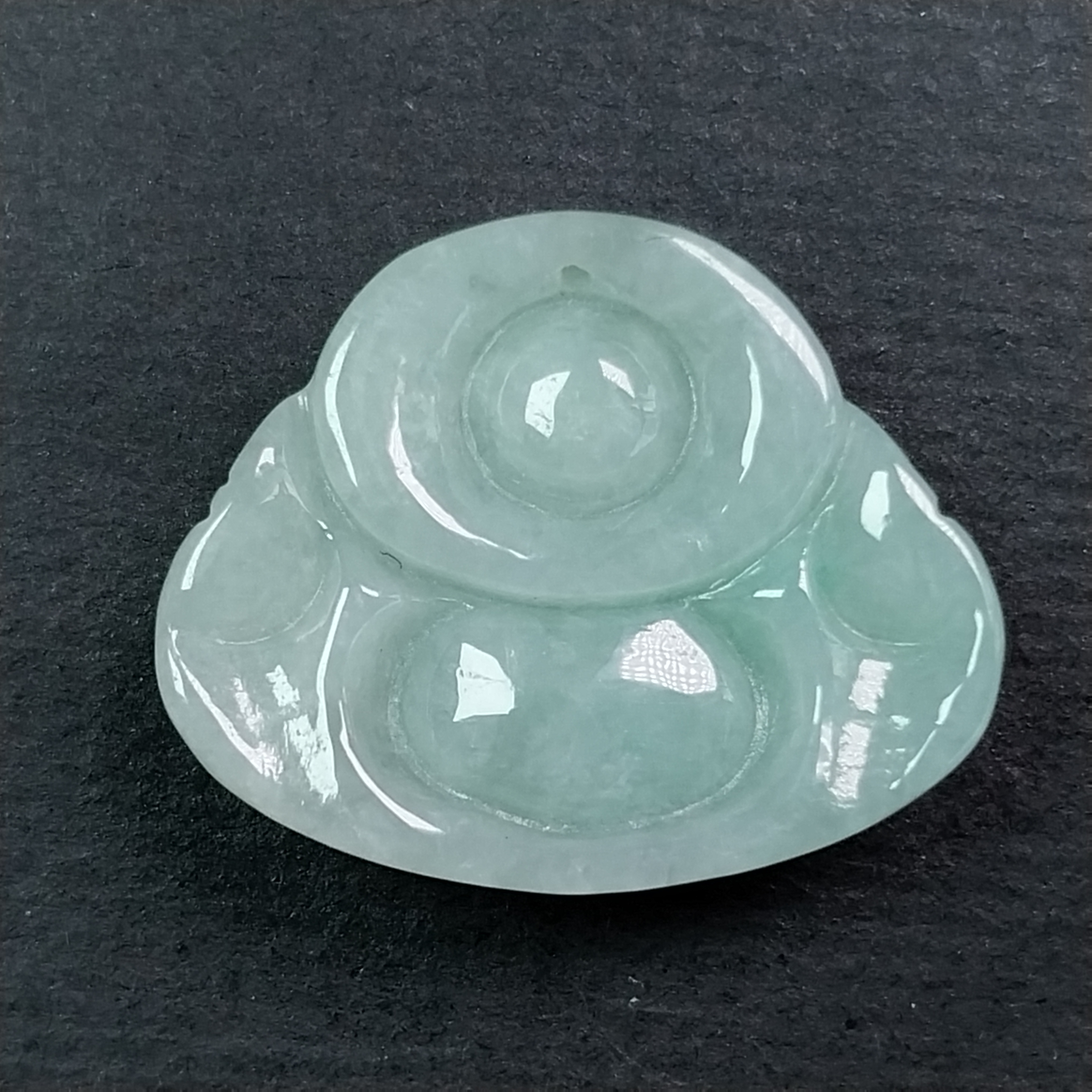 J1970 冰糯飄綠小笑佛