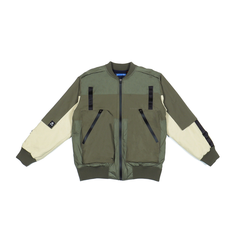 安心飛行鋪棉夾克 - 綠