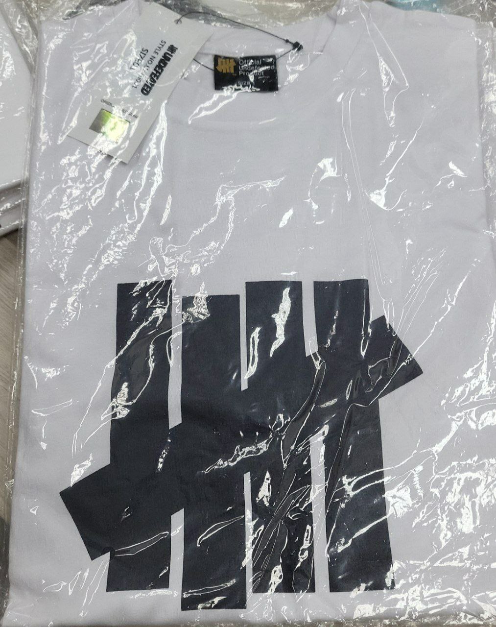 [S] KIRSH UNDEFEATED T-SHIRT,WHITE/BLACK, UBT0001WH (SMW65)