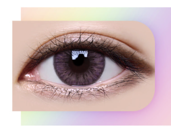 [半年拋][散光版] Lensme Make Look 6 Month Eyegee Violet 彩妝隱形眼鏡｜每盒1片