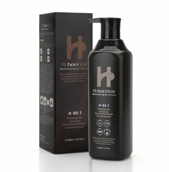 韓國Hi.bonHair 4-IN-1 逆齡啡髮洗髮水400ml #DS979