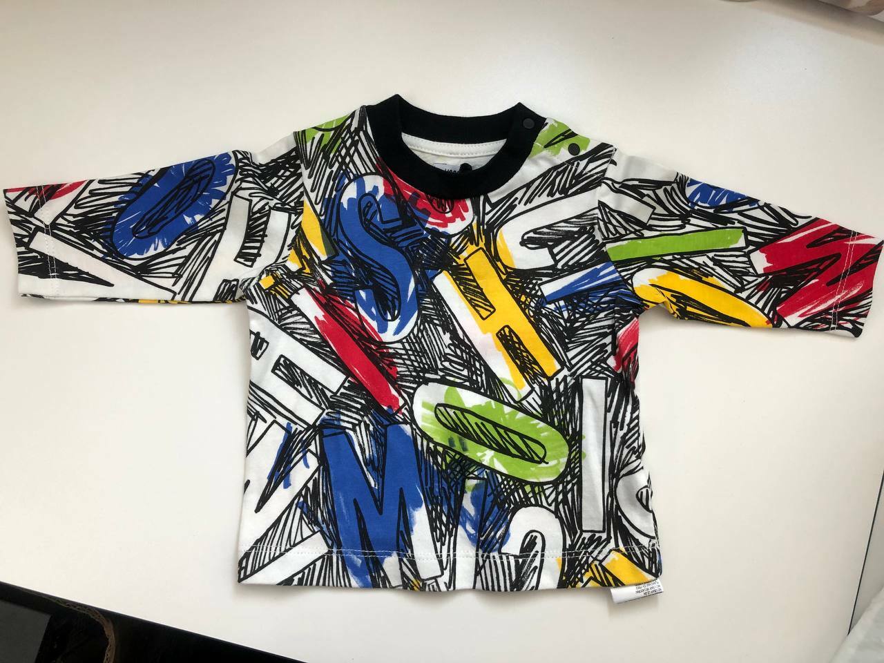 [S] MOSCHINO BABY LONG SLEEVE,MULTI, M8MU39-E048T-83947 (SM300)