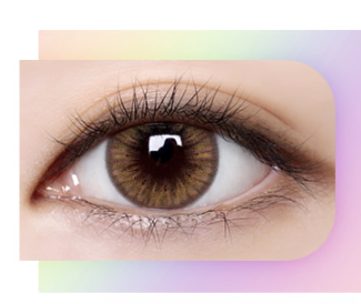 [半年拋][散光版] Lensme Make Look 6 Month Eyegee Brown 彩妝隱形眼鏡｜每盒1片