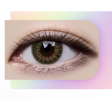 [預訂][散光版] Lensme Make Look 1 Month Zinnive Green 每月拋棄彩妝隱形眼鏡｜每盒2片