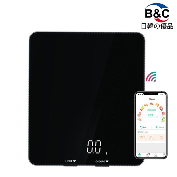 Korea B&C high-precision grams weighing bluetooth nutrition scale kitchen electronic scale bakery food scale (B0056)