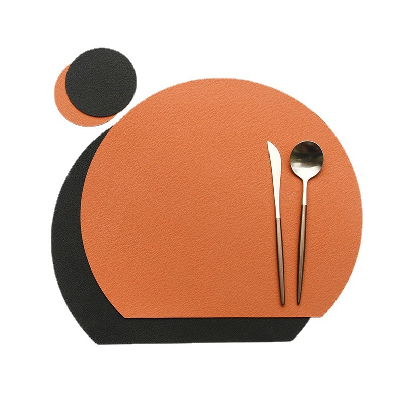 【特惠品】《1309》用餐的儀式感-雙面防油皮革餐墊