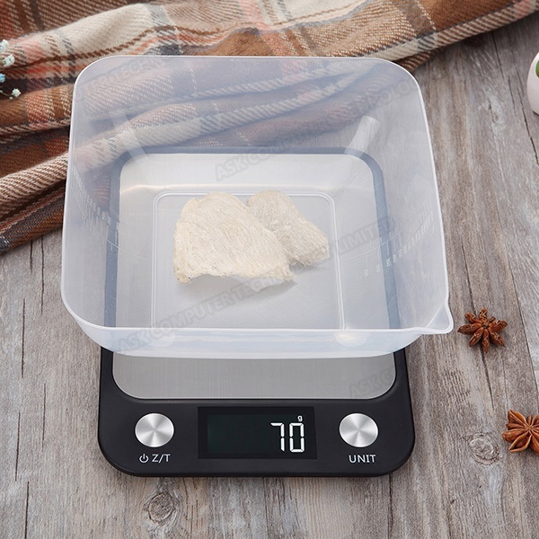 Korea B&C stainless steel high precision 5KG kitchen scale food baking scale 1 gram electronic scale (B0055)