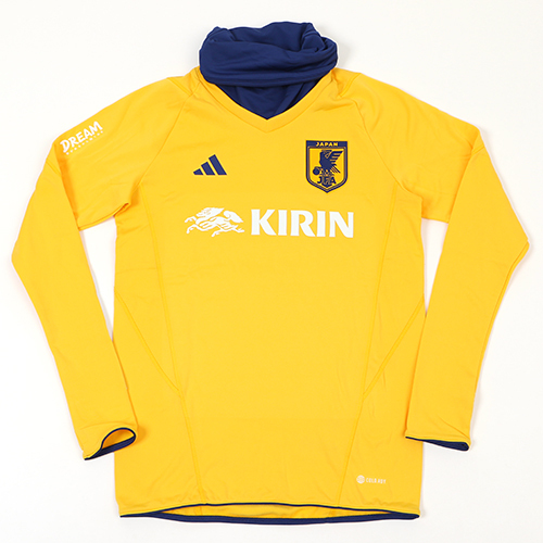 2022 日本代表 23 TIRO PRO 練習保暖上衣 (選手著用)