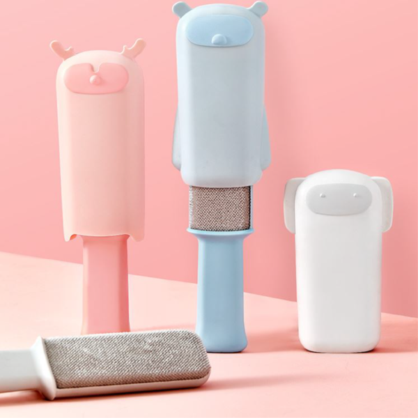 【Hook's嚴選】家用可愛造型衣物寵物除毛刷 造型靜電除毛刷 靜電刷 寵物除毛刷 除塵黏毛刷