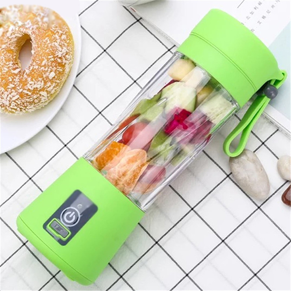 韓國JK 多功能USB充電榨汁杯水果電動果汁攪拌杯 J0014(顏色隨機)