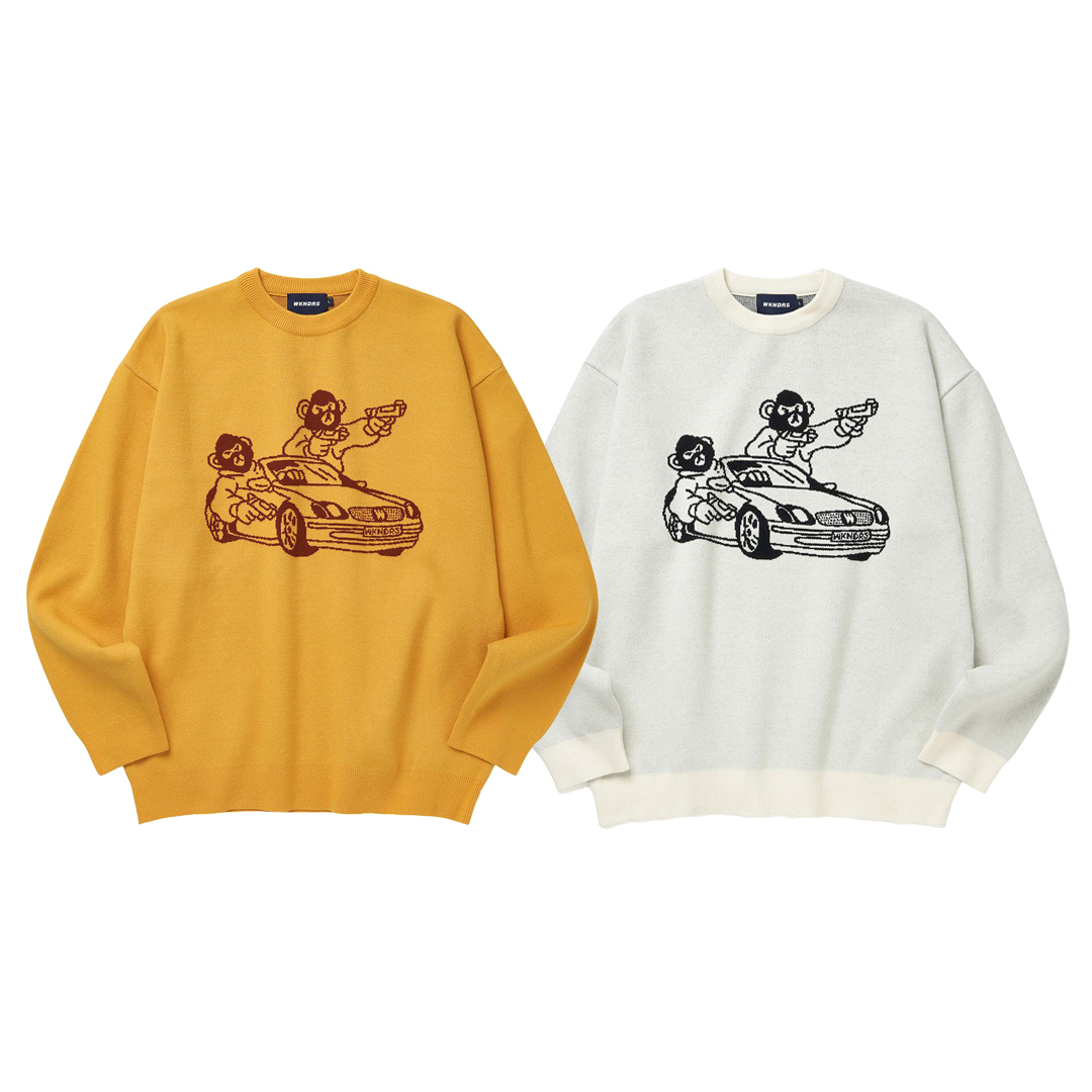 COOTIE / Rib Stitch Crewneck Sweater | belspartner.com