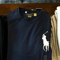 [S] PRL CLASSIC EMBROIDERED T-SHIRT, NAVY, 710697554041-NAVY [FINAL SALE] (SRL49)