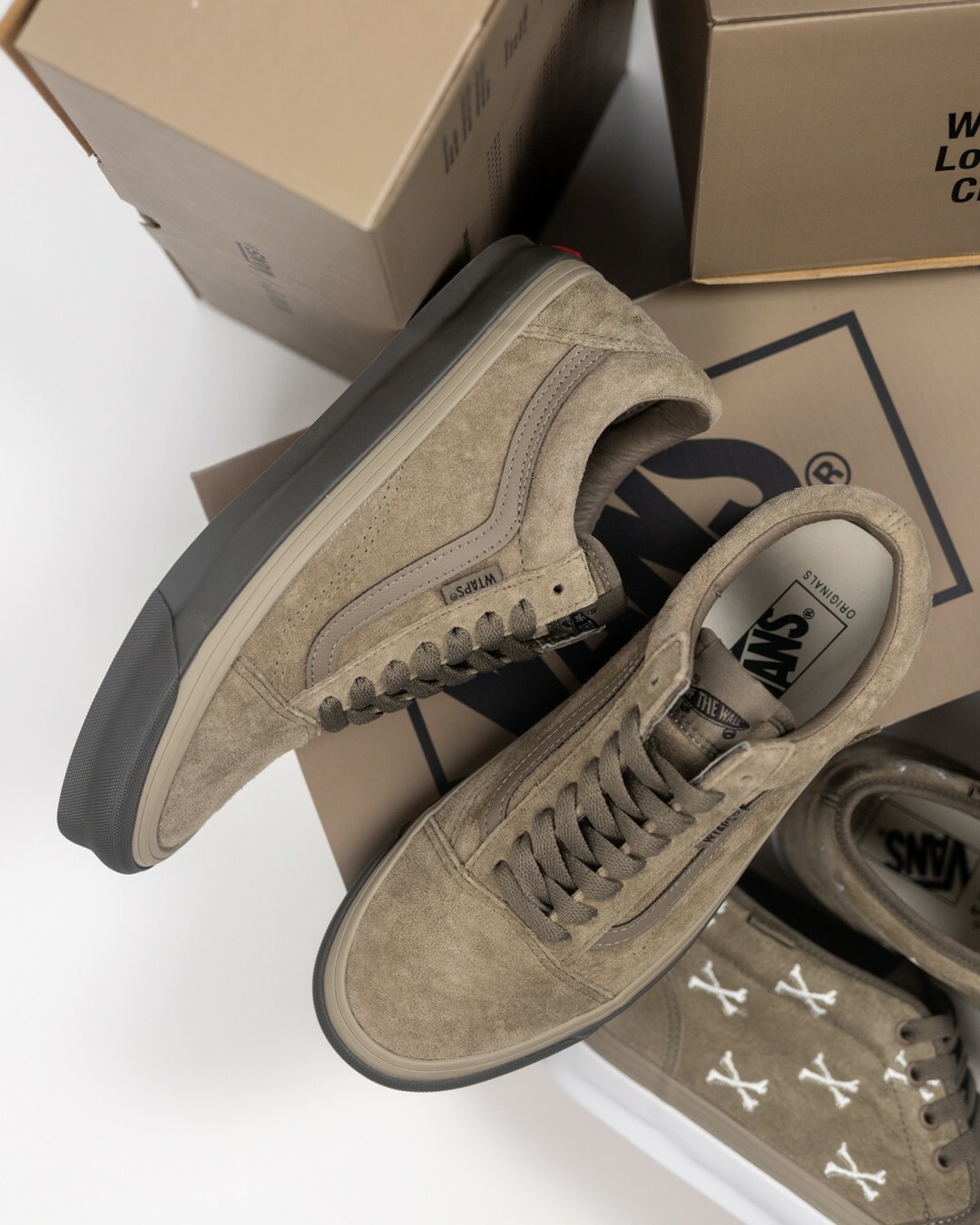 2022AW WTAPS VANS OG OLD SKOOL LX 聯名 麂皮 皮革 鞋子 現貨