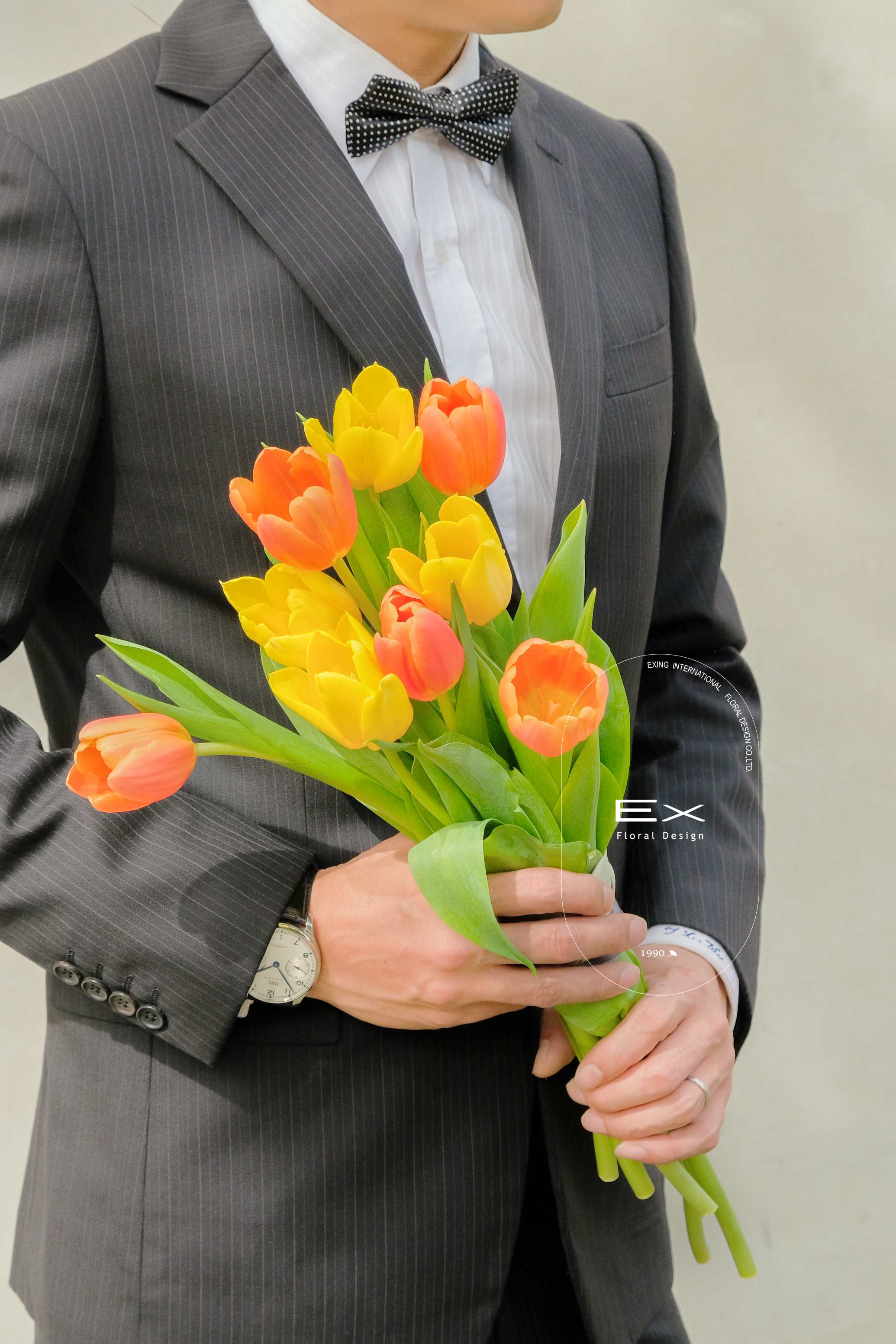“我很幸福”  ｜求婚花束｜新娘捧花｜鬱金香捧花