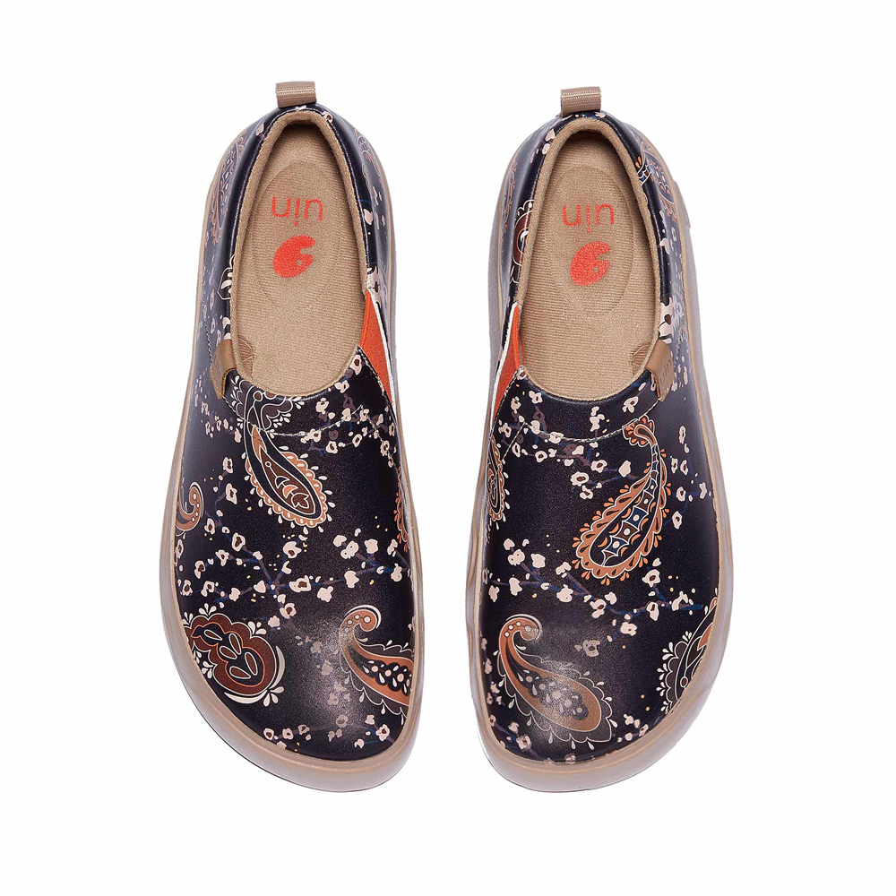 【 Uin 】西班牙原創設計 | 生命之花2 托萊多9 防潑水 女鞋 彩繪鞋 休閒鞋 懶人鞋