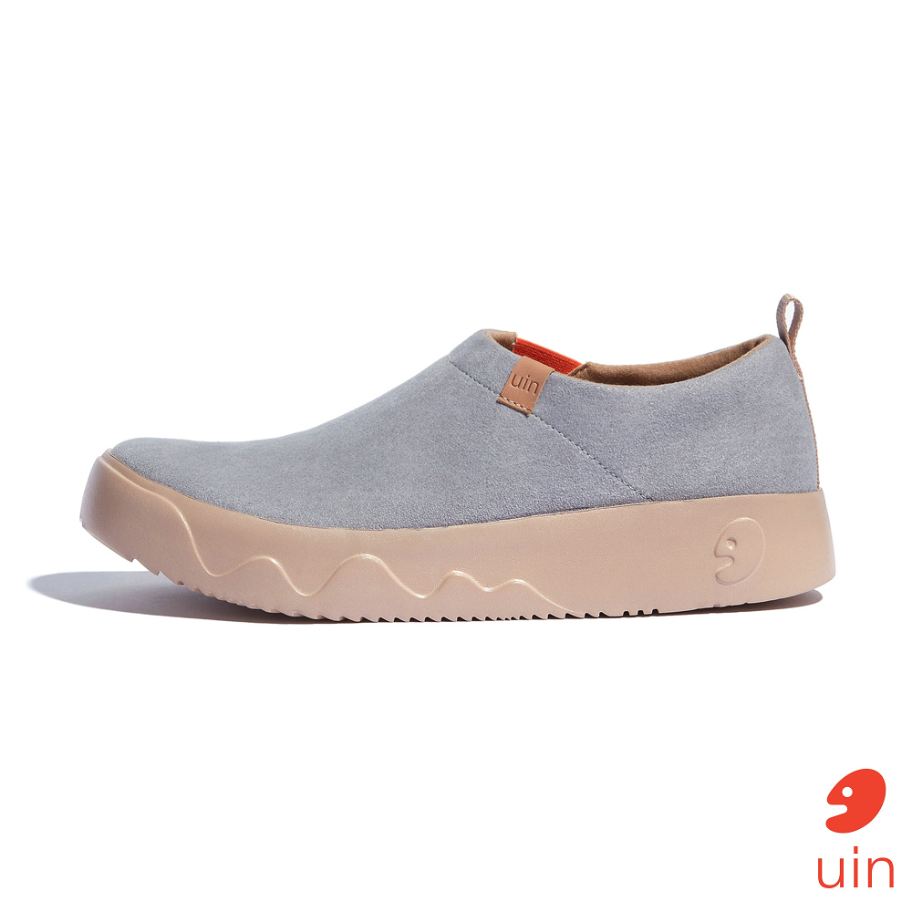 【 Uin 】西班牙原創設計 | 海鷗灰 托萊多9 男鞋 彩繪鞋 休閒鞋 懶人鞋