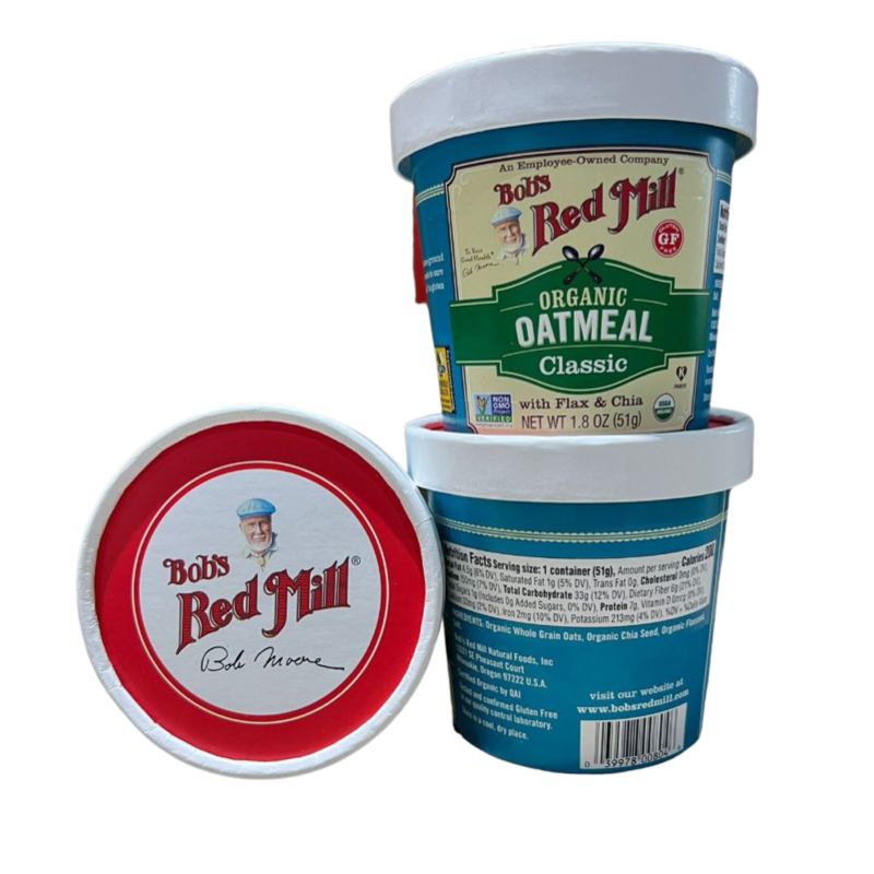 美國Red Mills 有機杯裝即沖燕麥片51g
