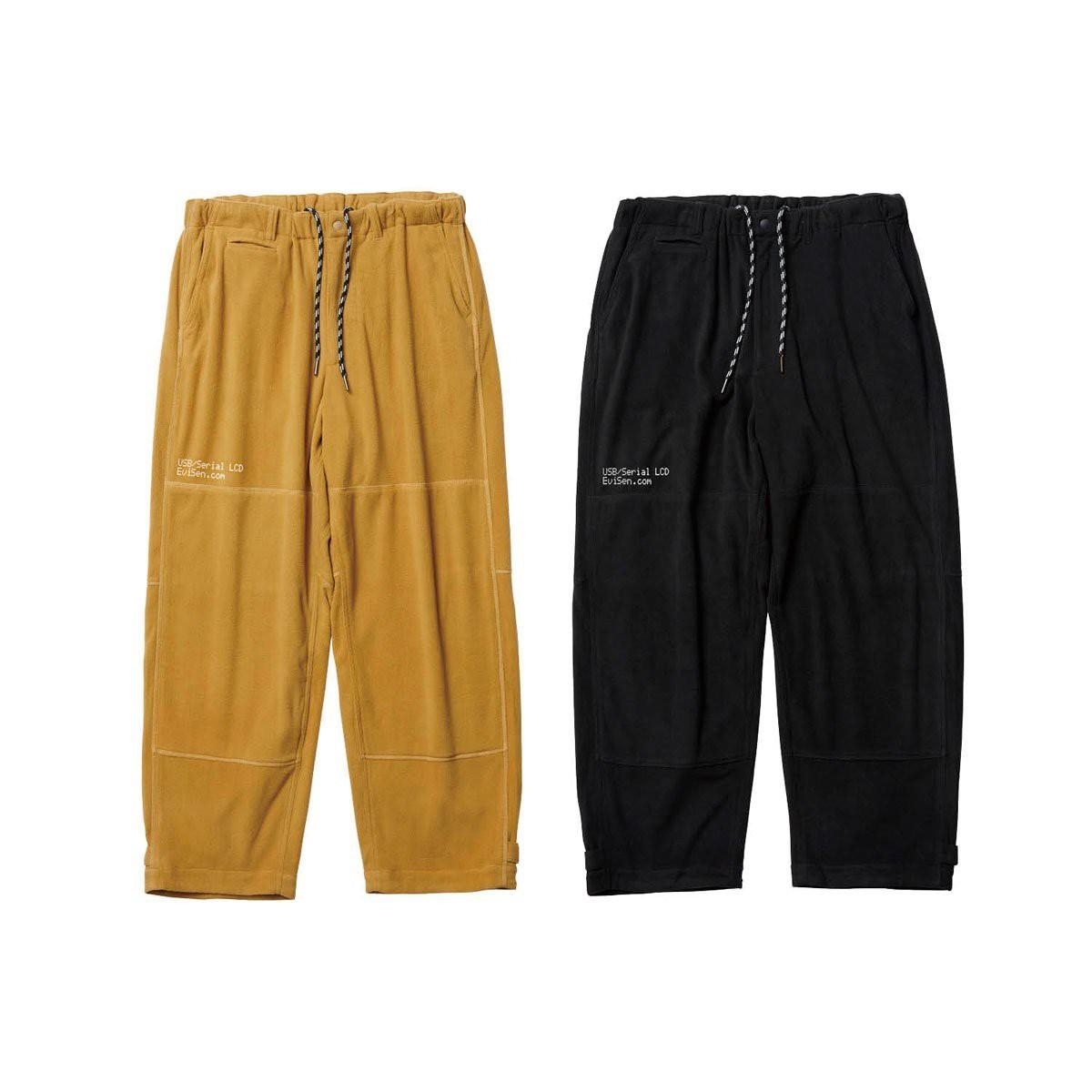 EVISEN SKATEBOARDS - LCD FLEECE STITCH PANTS / BLACK