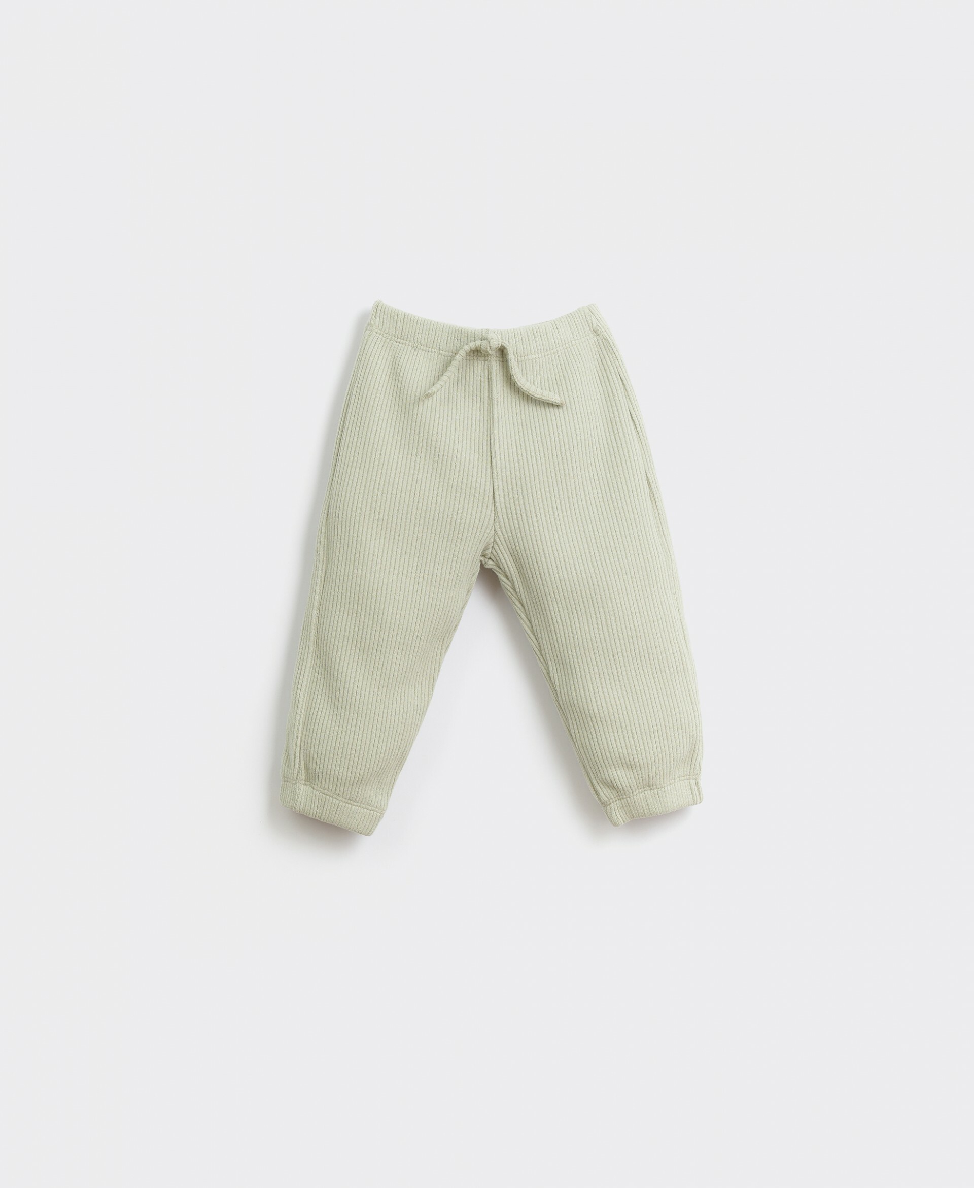 【口水款】葡萄牙Play Up 有機棉必收彈性針織長褲 - De Verde Em Poupa