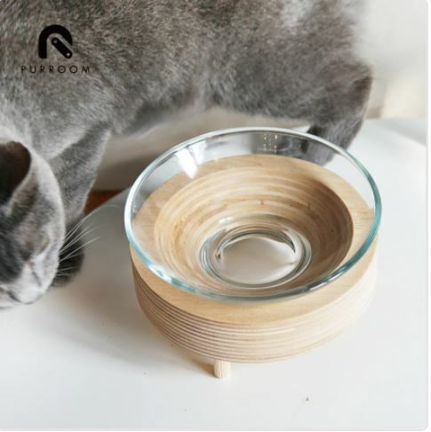 PURROOM 玻璃寵物碗