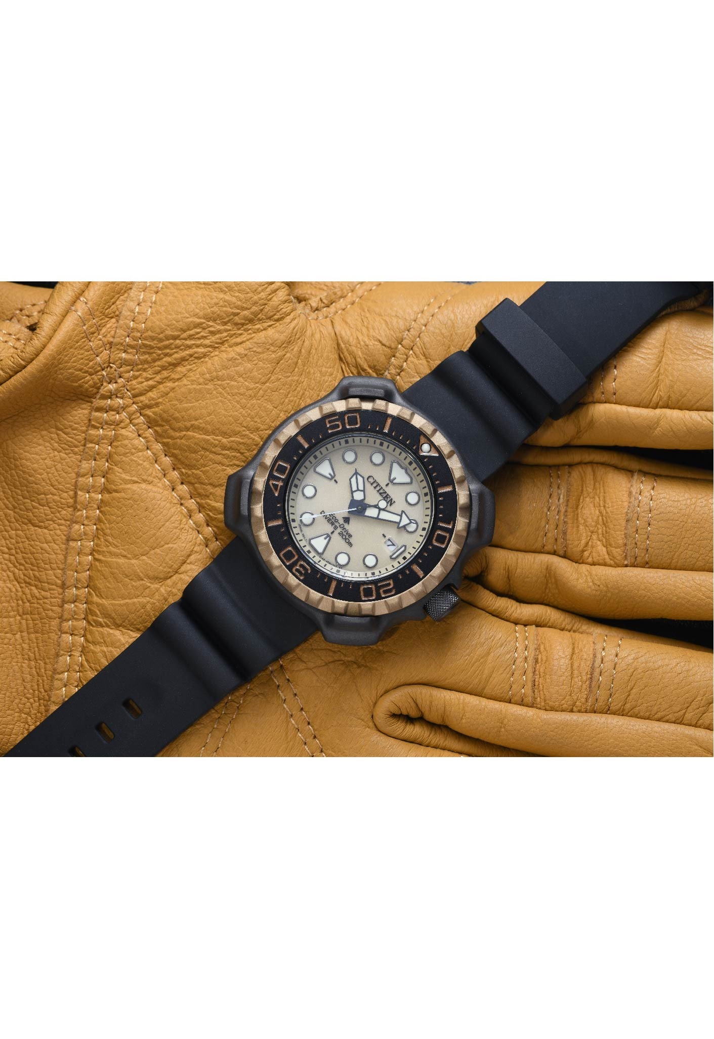 萬年鐘錶 - Citizen PROMASTER 星辰錶  Marine系列  1982復刻光動能200M潛水男錶  BN0226-10P  錶徑45.8MM