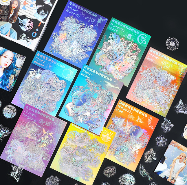 夜话星空系列手账贴纸（45枚）