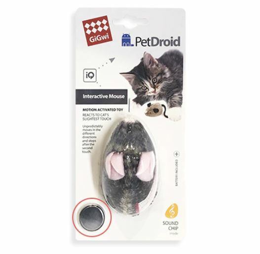 GiGwi - 電動老鼠發聲貓玩具