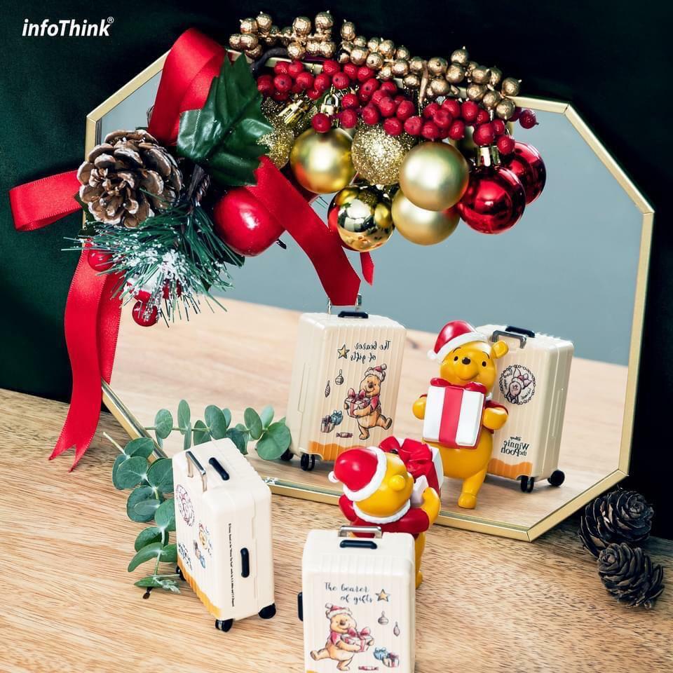 infoThink 小熊維尼系列聖誕版真無線藍牙耳機