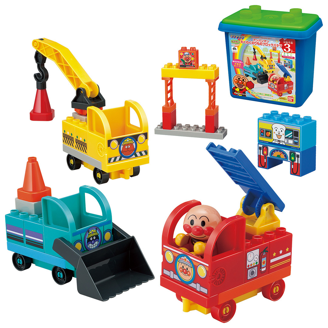 麵包超人緊急車隊積木套裝