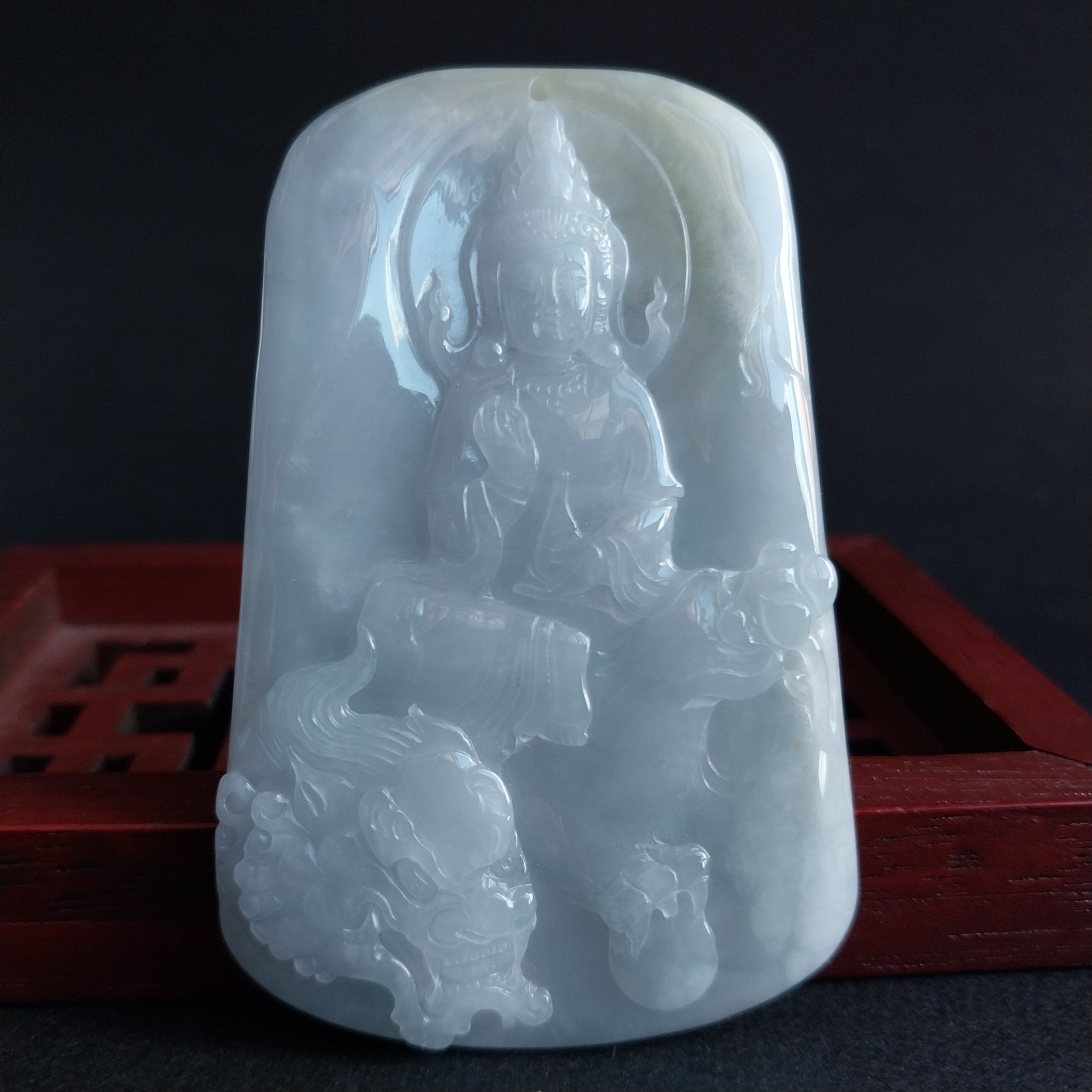 御龍觀音, 天然翡翠A玉, 緬甸玉, Jade, Jadeite
