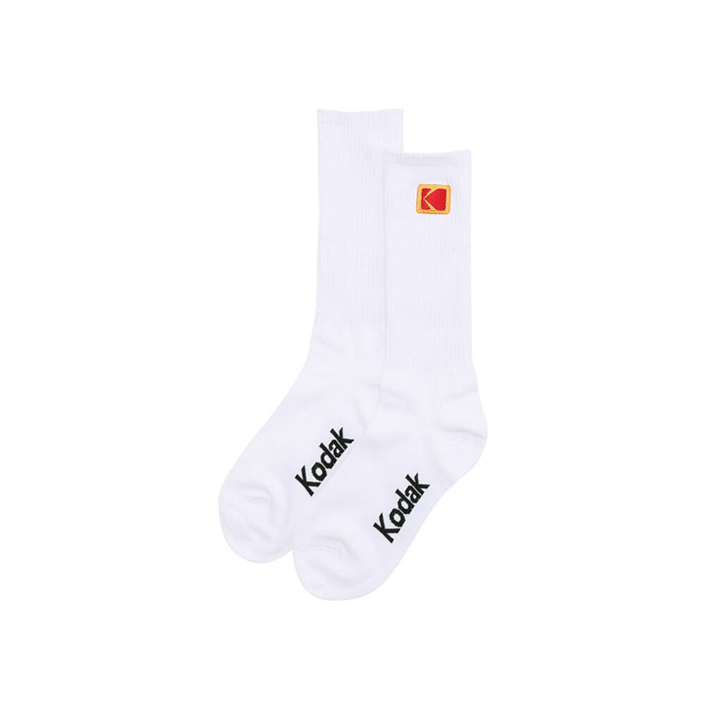 Kodak Color Plus Mini Logo Socks - WHITE K2343LSC11WHT
