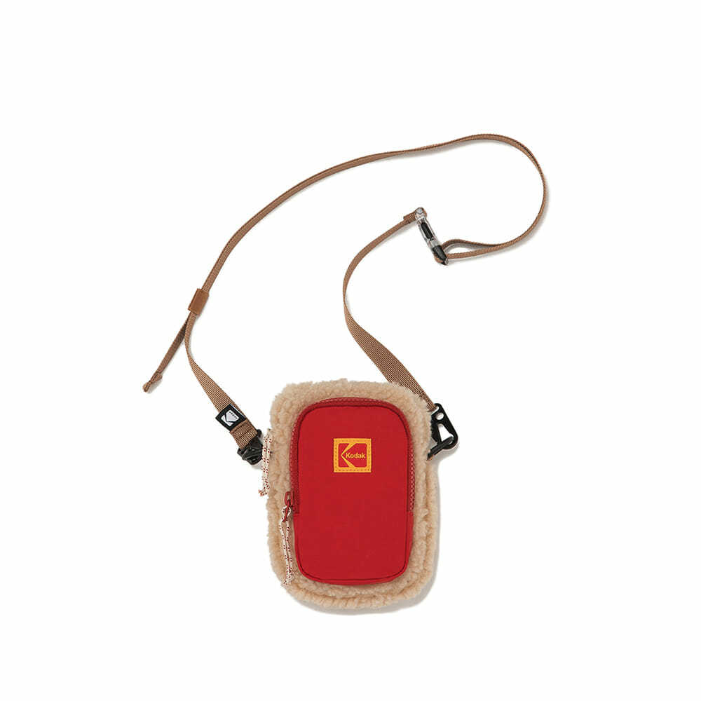 Kodak Boa Fleece Mini Cross Bag - RED K2343LBG92RED