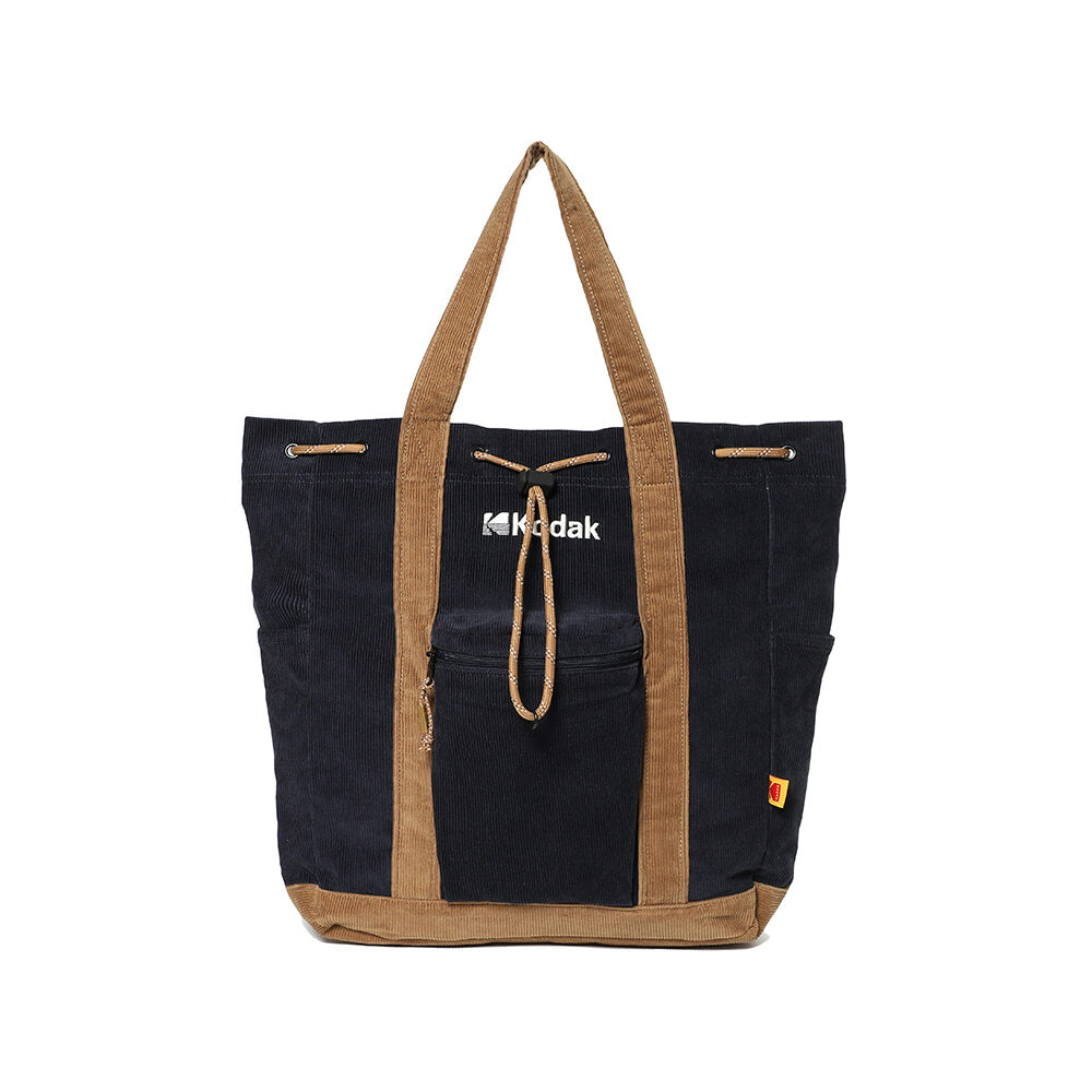 Kodak Corduroy String Tote Bag - NAVY K2343LBG91NVY