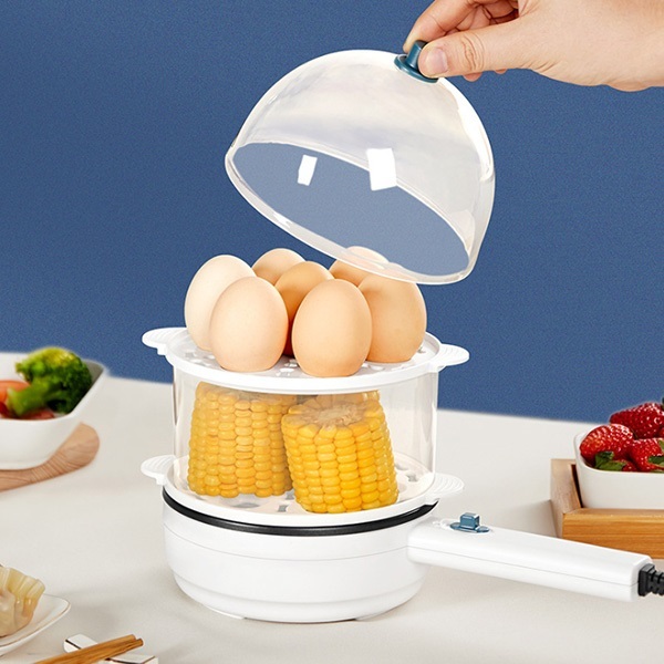 韓國JK 新款早餐機煎蛋器小型煮蛋蒸蛋器全自動斷電家用雞蛋迷你鍋(雙層） (J0631)