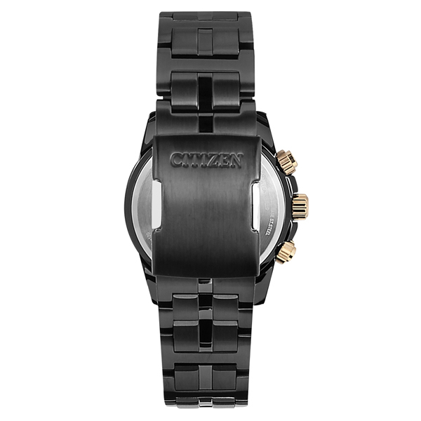 萬年鐘錶 - Citizen 星辰錶  經典全黑世界時間電波對時男錶 CB5888-87E 錶徑42.5MM