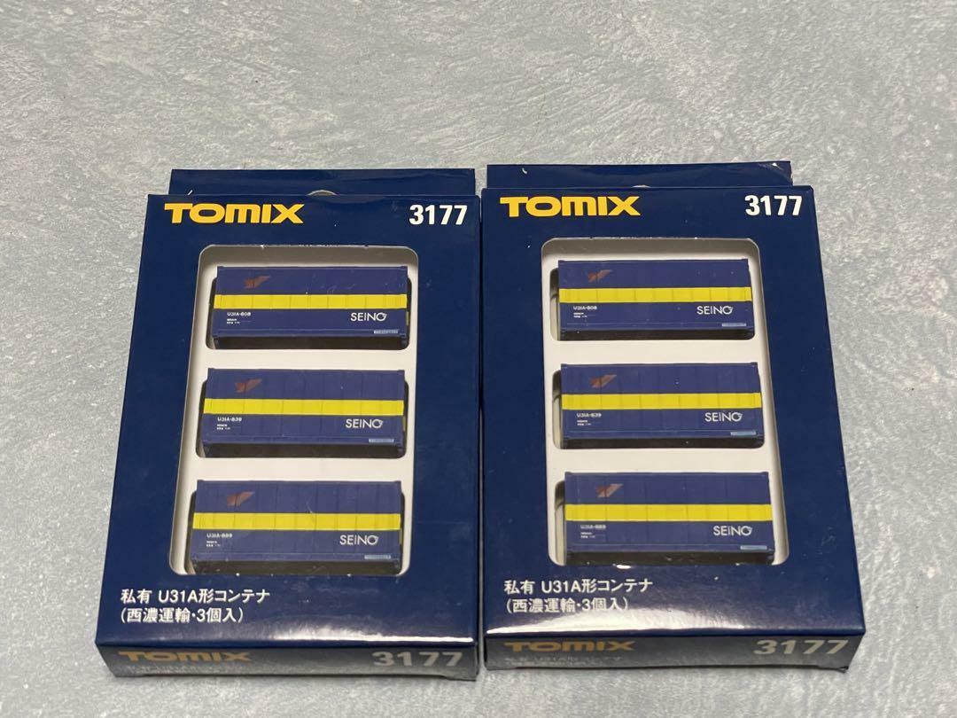 預購品) TOMIX 3177 U31A形ｺﾝﾃﾅ(西濃運輸・3個入)