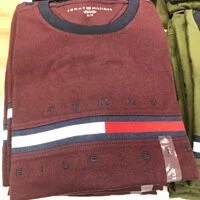 [S] TOMMY HILFIGER GRAPHIC SHORT SLEEVE T-SHIRT,BURGUNDY, 78C8797-602 (STH90)