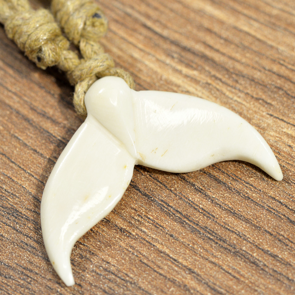 FREEDIVING PLANET - 魚尾造型項鍊 Natural Bone (大地風骨)