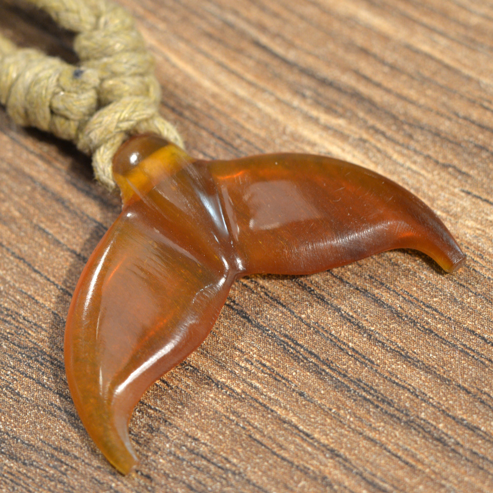 FREEDIVING PLANET - 魚尾造型項鍊 Golden Horn(琥珀金)