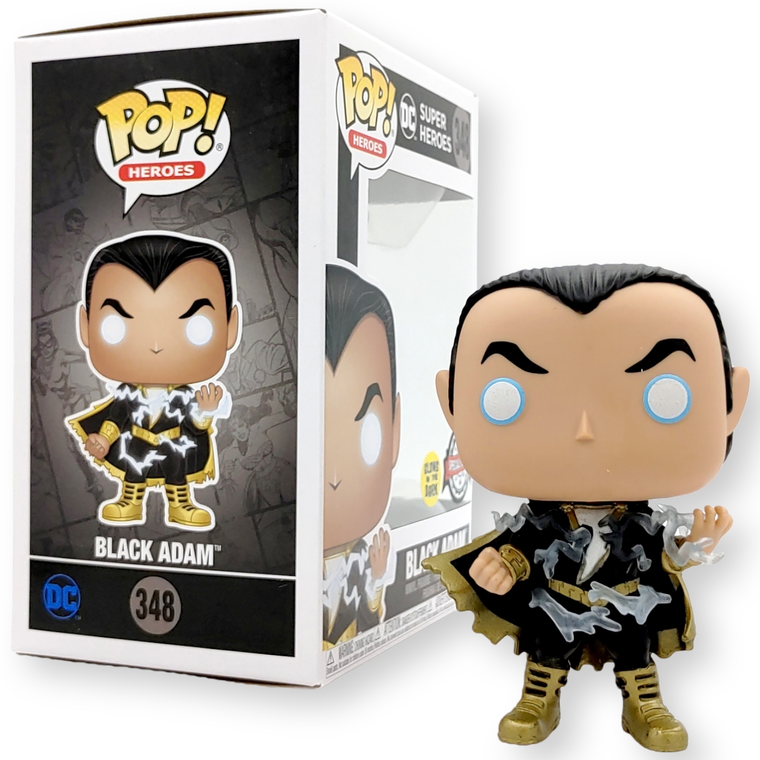 FUNKO POP<DC>原祖黑亞當(閃電)(夜光版)-No.348