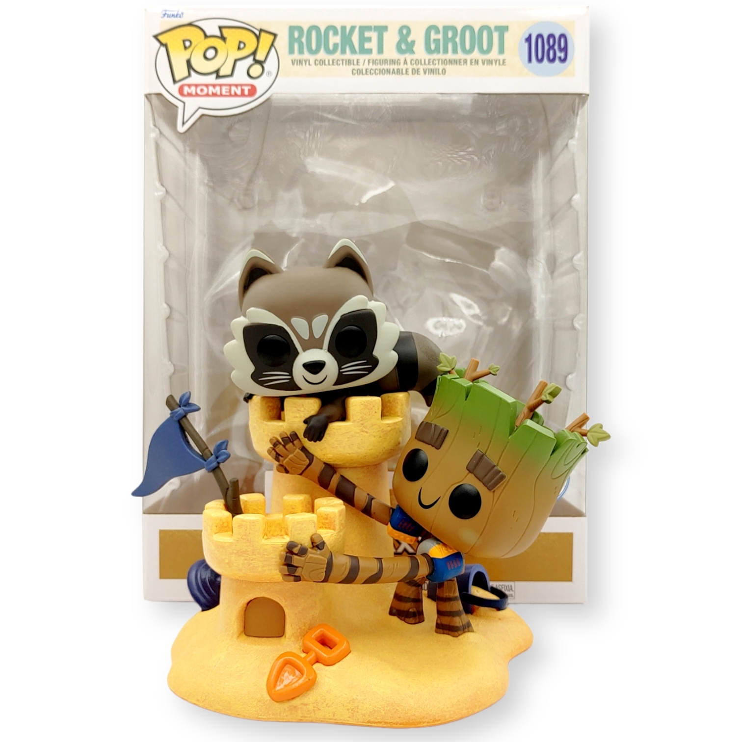 FUNKO POP<銀河守護隊>6吋火箭浣熊與樹人玩沙-No.1089