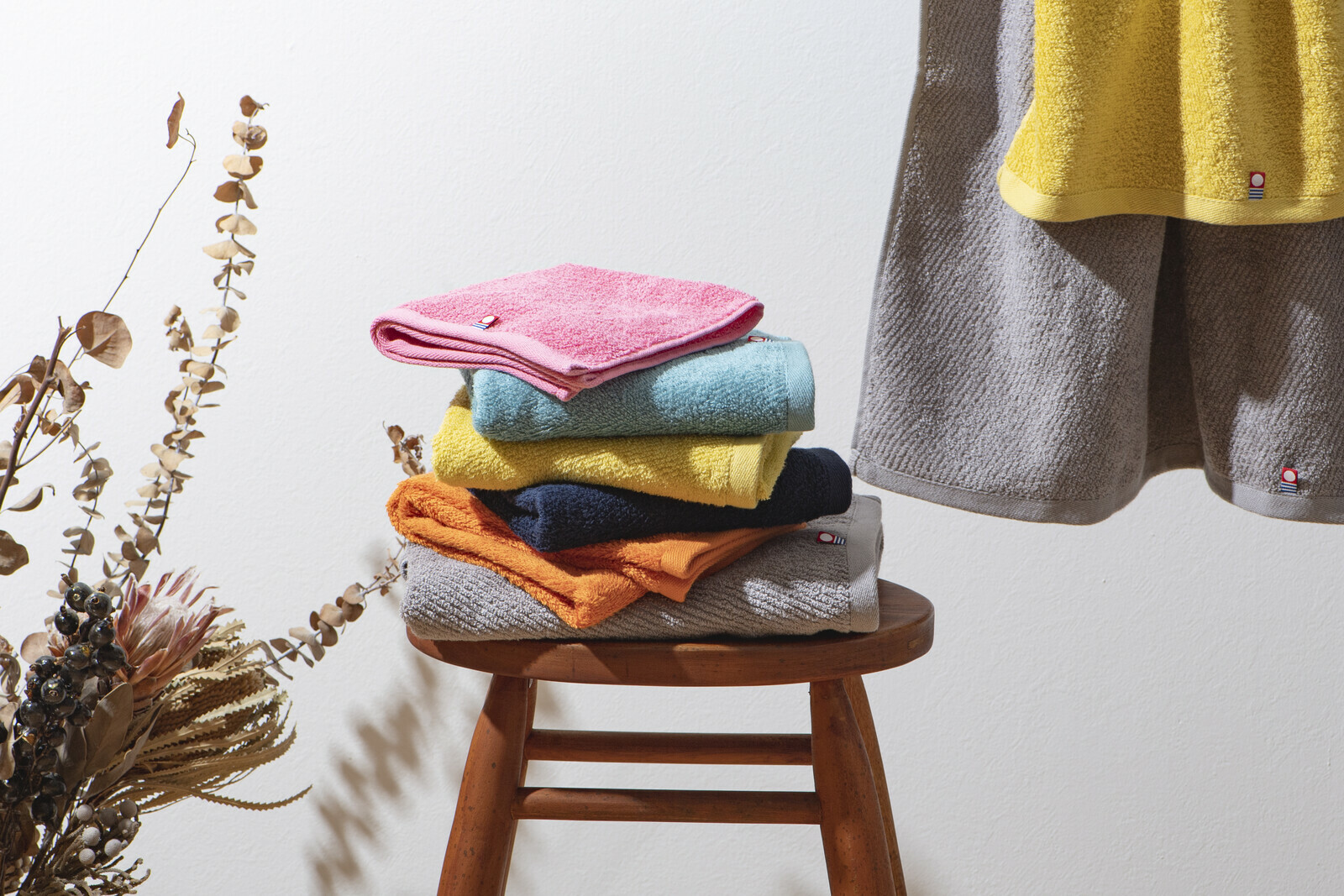 日本今治xColorful Days長毛巾禮盒(粉藍) (日本製)