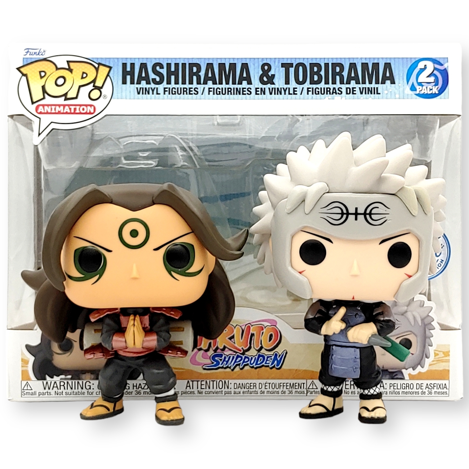 FUNKO POP<火影忍者>初代火影千手柱間,第二代火影千手扉間孖裝)-No.2Pack