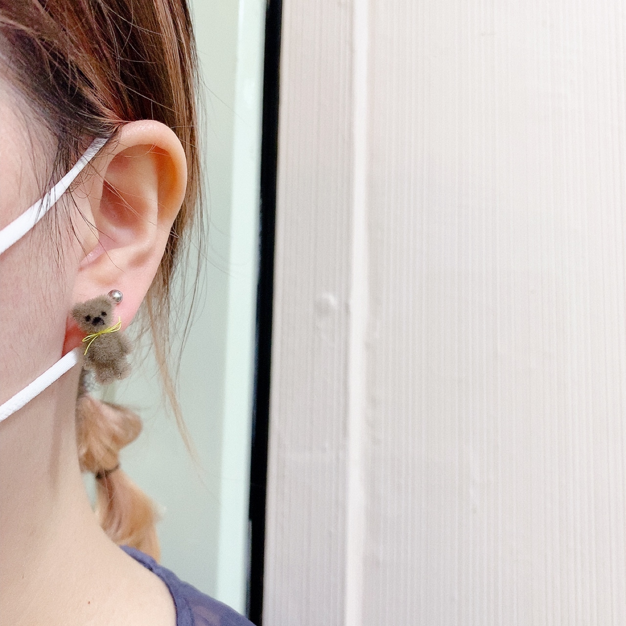 Ayatorie 熊仔與蘋果耳環