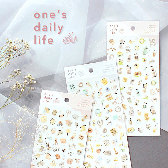 Mind Wave Sticker－One's Daily Life Series (Japanese Stationery Brand)