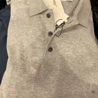 [S] CK CLASSIC SMOOTH COTTON POLO SHIRT,HEROIC GREY HEATHER, SP40580768-40HP281032 [FINAL SALE](SCK105)