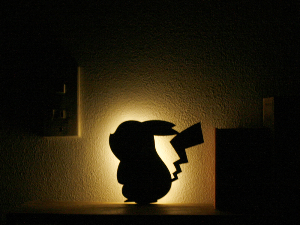 日本POKEMON卡通造型LED燈 (比卡超) (日本製)