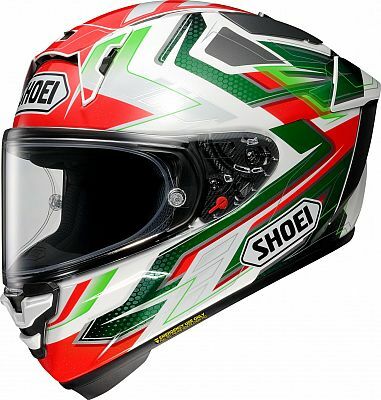 SHOEI X15 Escalate White/Red/Green/Grey